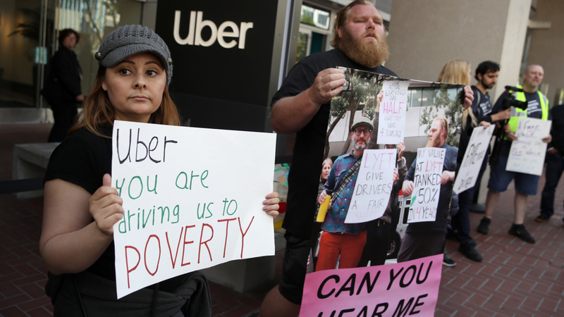 Illustration for article titled Uber And Lyft Take A Lot More From Drivers Than They Say